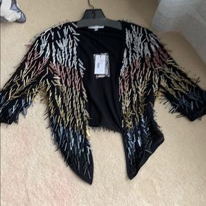 Milly bolero beaded jacket